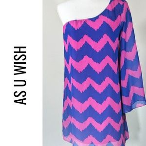 AS U WISH Cold Shoulder Dress